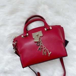 DKNY Faux Leather Crossbody Bag